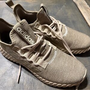 adidas Men's Light Beige Knit Casual Sneakers